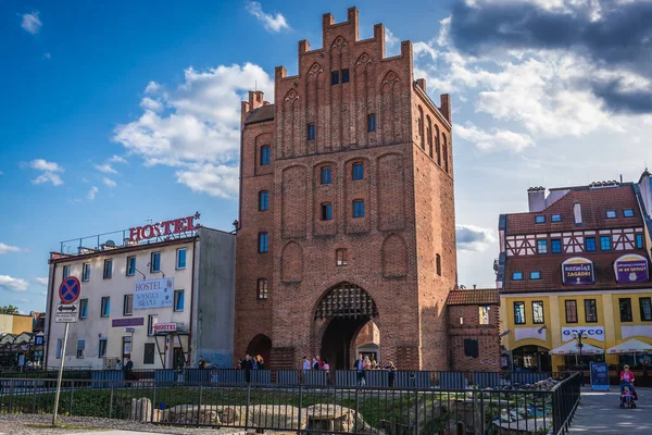 Olsztyn Polen August 2017 Haupttor Der Altstadt Von Olsztyn Oberes — Stockfoto