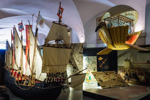 Lissabon Portugal Oktober 2018 Utställning Lisboa Story Centre Modernt Museum — Stockfoto