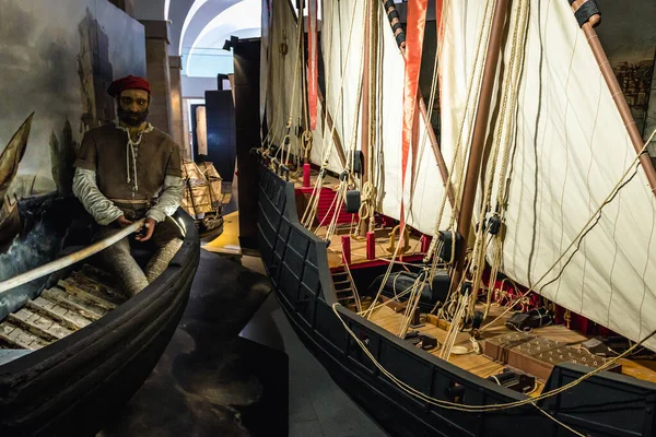 Lissabon Portugal Oktober 2018 Utställning Lisboa Story Centre Modernt Museum — Stockfoto