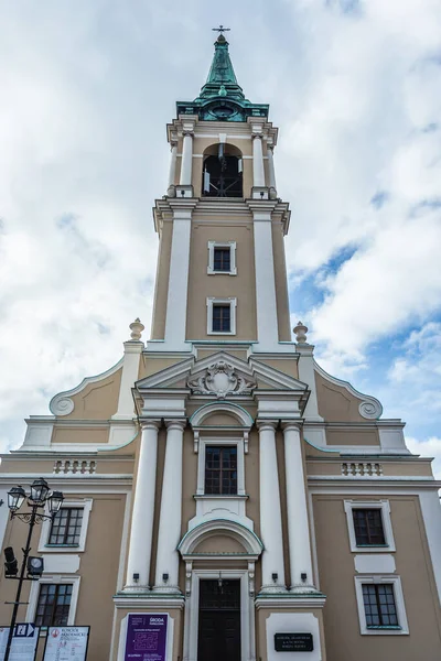 Torun Polônia Fevereiro 2019 Exterior Igreja Espírito Santo Centro Parte — Fotografia de Stock