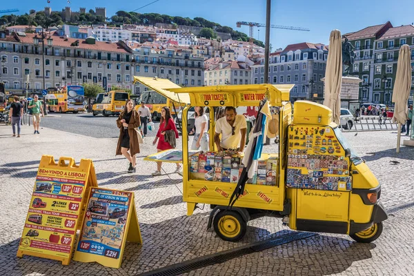 Lisboa Portugal Outubro 2018 Bilhetes Turismo Para Venda Fig Tree — Fotografia de Stock