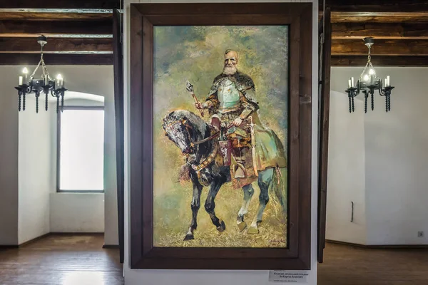 Khotyn Ukraine Juni 2017 Gemälde Museum Der Festung Khotyn Festungsanlage — Stockfoto