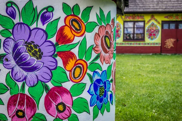 Zalipie Polen Mai 2018 Brunnen Dorf Zalipie Bekannt Für Den — Stockfoto