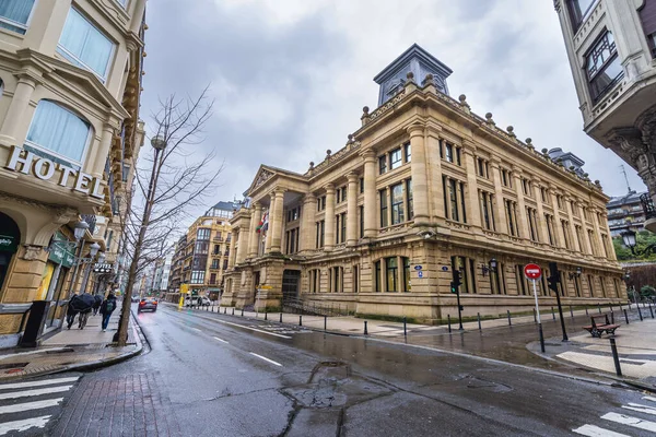 San Sebastian Espanha Janeiro 2019 Palácio Justicia Cidade San Sebastian — Fotografia de Stock