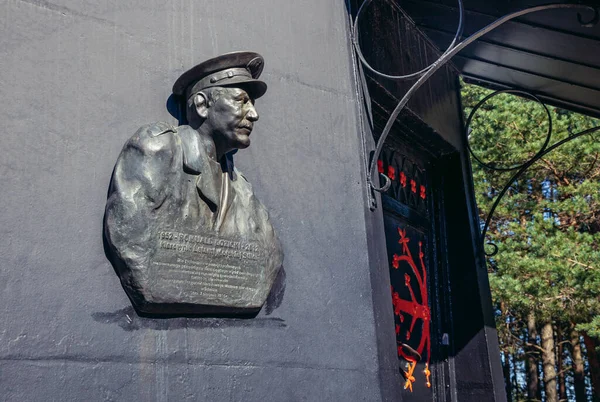 Osetnik Polônia Setembro 2020 Busto Romuald Lozicki Entrada Farol Stilo — Fotografia de Stock