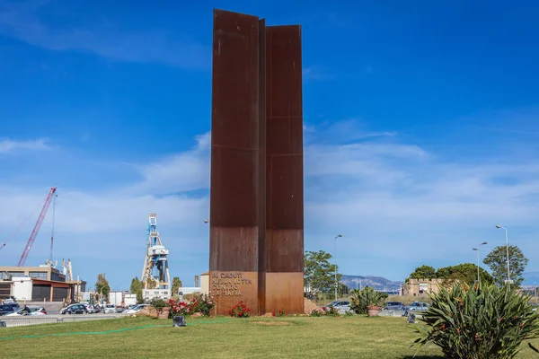 Palermo Italia Mayo 2019 Caído Lucha Contra Monumento Mafia Palermo —  Fotos de Stock