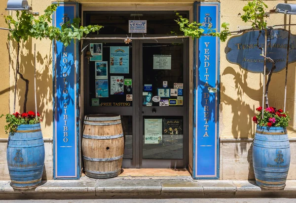 Trapani Italia Maggio 2019 Ingresso Bar Tenute Adragna Trapani Capoluogo — Foto Stock