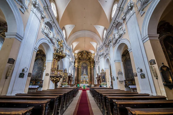 Cluj Napoca Rumania Julio 2016 Interior Santa Trinidad Iglesia Piarista —  Fotos de Stock