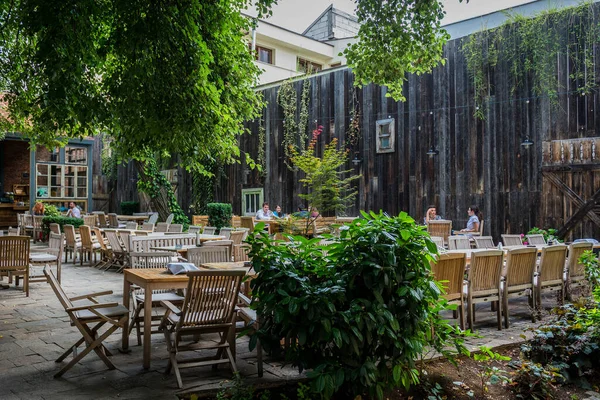 Cluj Napoca Romania Luglio 2016 Ristorante Casa Boema Nella Città — Foto Stock