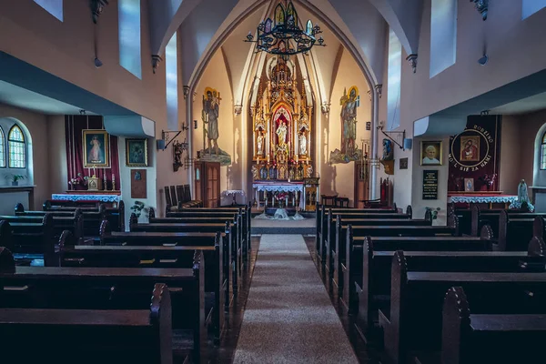 Szczytna Poland September 2017 Chapel Lesna Skala Castle Szczytnik Mountain — Stock Photo, Image