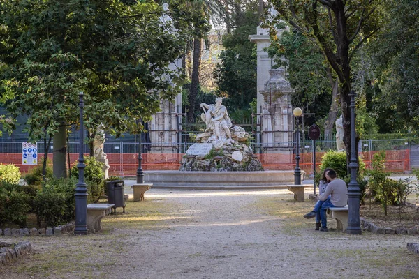 Palermo Italia Maggio 2019 Cosiddetta Fontana Del Genio Nel Parco — Foto Stock