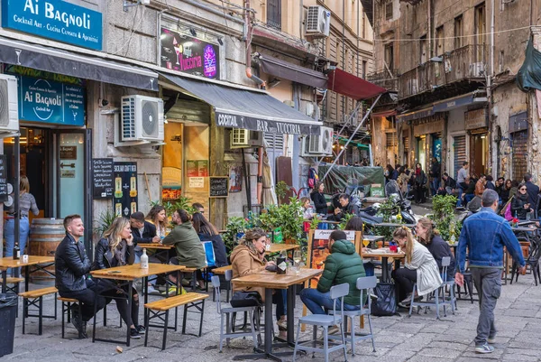 Palermo Italia Maggio 2019 Bar Della Bocceria Vucciria Famosa Del — Foto Stock