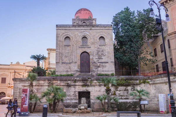 Palermo Italië Mei 2019 Buiten Kerk Van San Cataldo Gelegen — Stockfoto