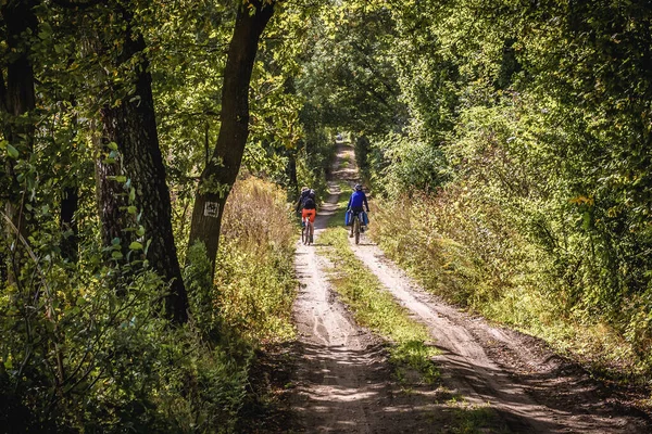 Ornowo Pologne Septembre 2019 Route Des Poussières Dans Comté Ostroda — Photo