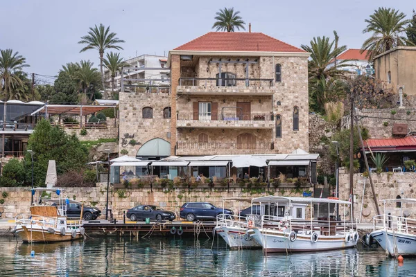 Byblos Libanon 2020 Március Byblos Történelmi Városának Kikötője Keserwan Jbeil — Stock Fotó