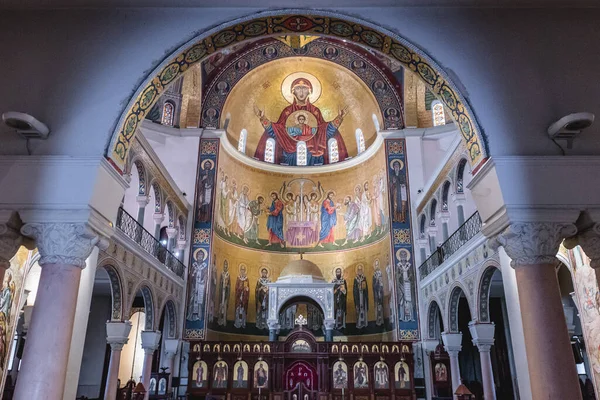 Harissa Líbano Marzo 2020 Interior Basílica San Pablo Iglesia Católica —  Fotos de Stock