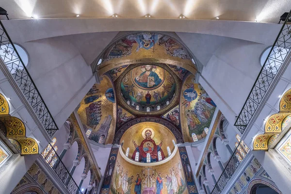 Harissa Libano Marzo 2020 Decorazioni Nella Basilica San Paolo Della — Foto Stock