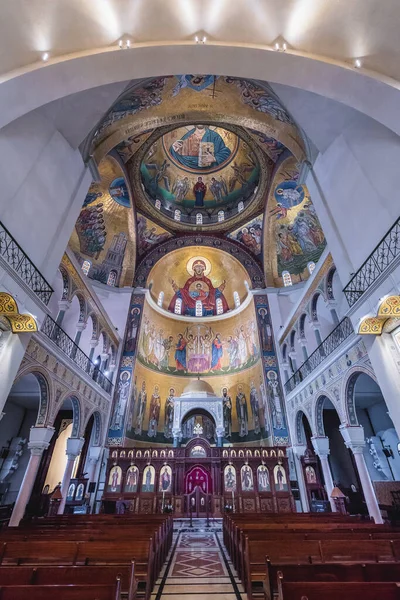 Harissa Lebanon March 2020 Paul Basilica Melkite Byzantine Catholic Church — 스톡 사진