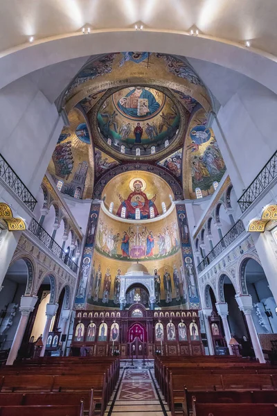 Harissa Líbano Março 2020 Dentro Basílica São Paulo Igreja Católica — Fotografia de Stock