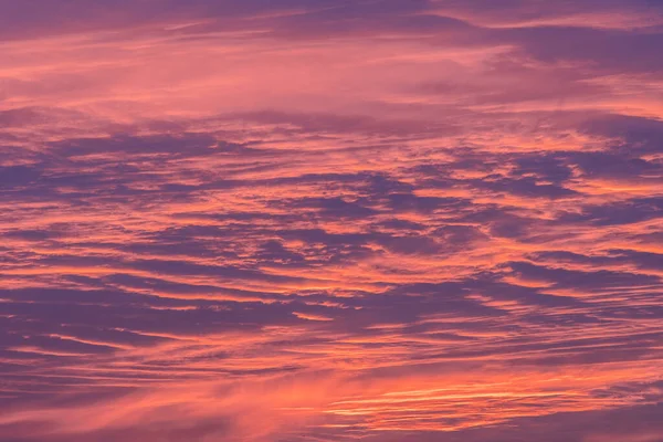 Pink Cloudscape Spring Susnet — Stock Photo, Image