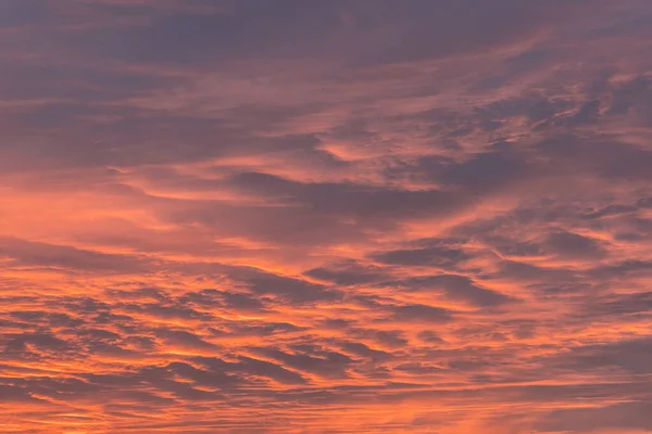 Cloudscape Sunset Warsaw City Poland — Stock Photo, Image