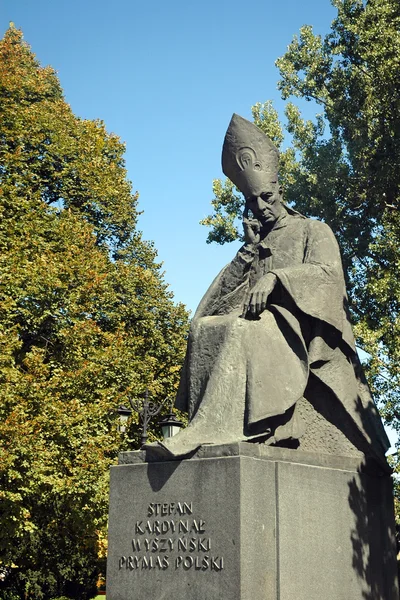 Stefan Wyszynski monument — Stockfoto