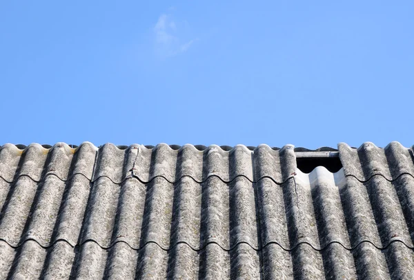 Asbestos roof — Stock Photo, Image