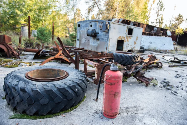 Fabriek in Pripyat — Stockfoto