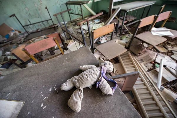 Escola em pripyat — Fotografia de Stock