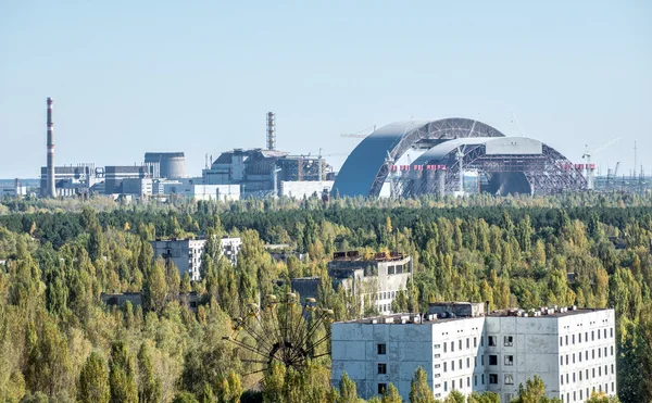 Pripyat-Stadt lizenzfreie Stockfotos