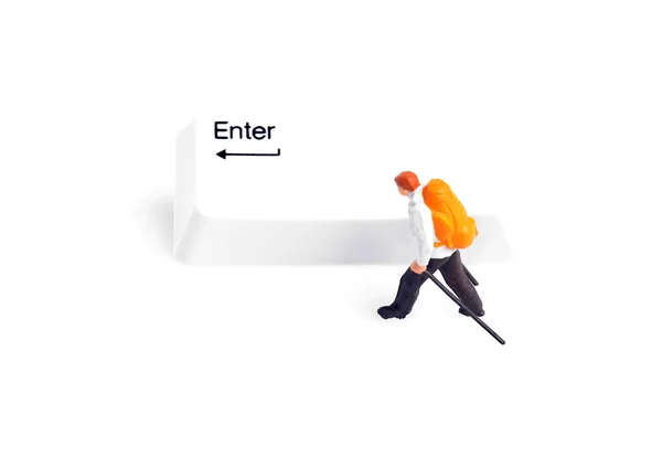 Enter — Stock Photo, Image