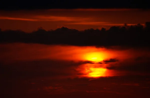 Romantische zonsondergang — Stockfoto