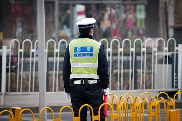 Chinese policeman — Stock Photo, Image