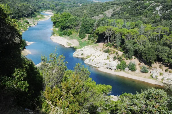 Gardon river in France — Stock Photo, Image