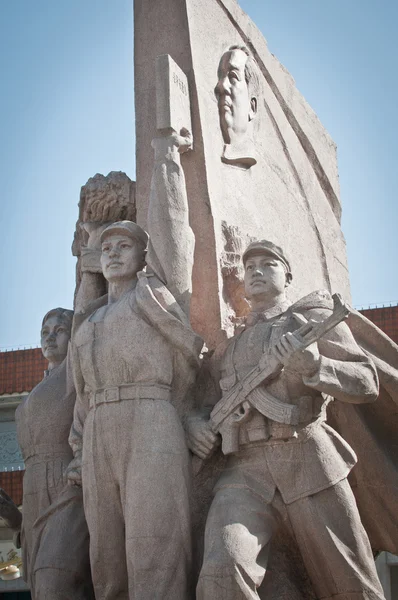 Monumento na Praça Tiananmen — Fotografia de Stock