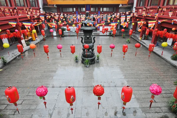 Tempio di Qibao — Foto Stock