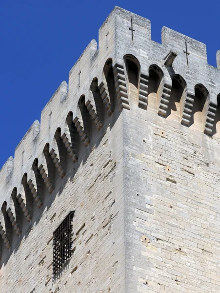 Het Palais des Papes in Avignon, Frankrijk — Stockfoto