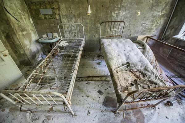 Hospital em pripyat — Fotografia de Stock