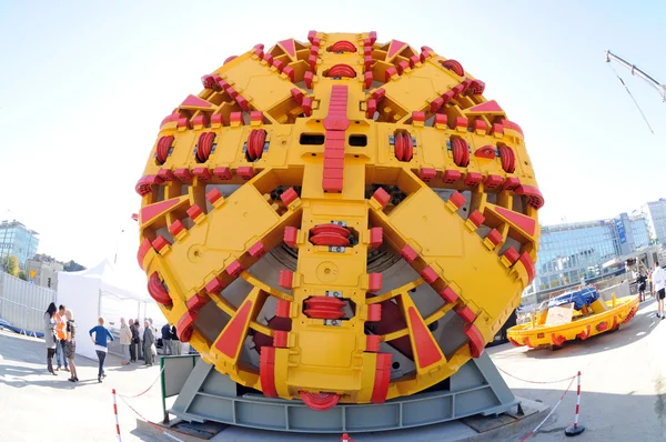 TBM machine in Warsaw — Stock Photo, Image