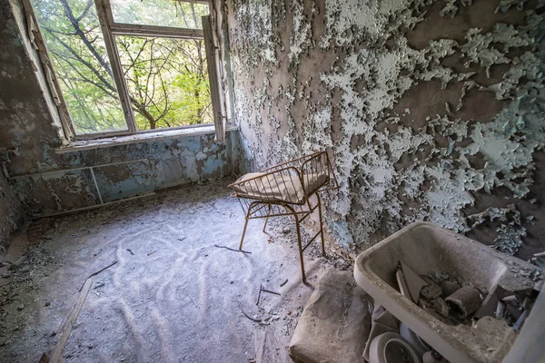 Hospital em pripyat — Fotografia de Stock