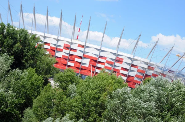 Site de construction du Stade National de Varsovie, Pologne — Photo