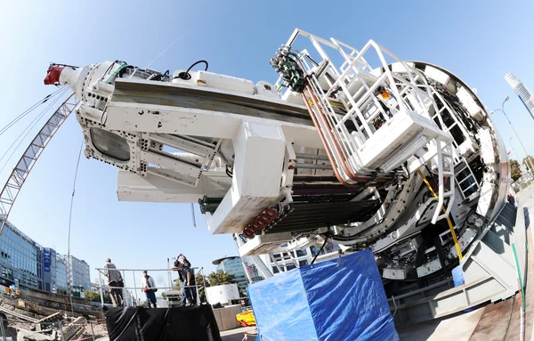 TBM machine in Warsaw — Stock Photo, Image