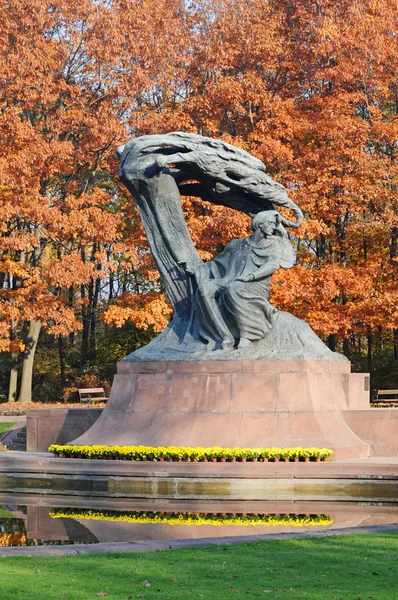 Pomnik chopina — Zdjęcie stockowe