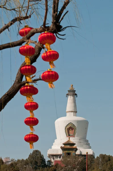 北京白塔 — 图库照片