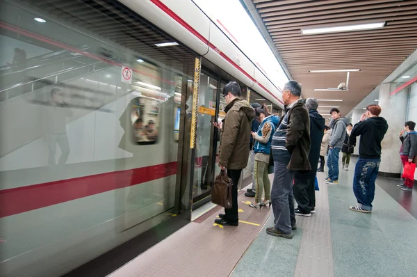 Shanghai U-Bahn — Stockfoto