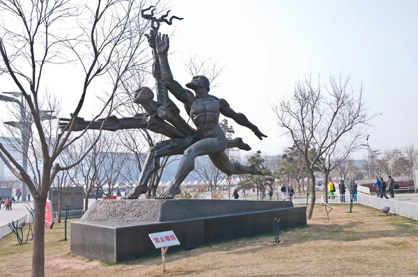 Runner statue — Stock Photo, Image