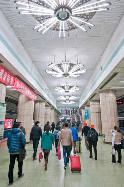 U-Bahn in Peking — Stockfoto