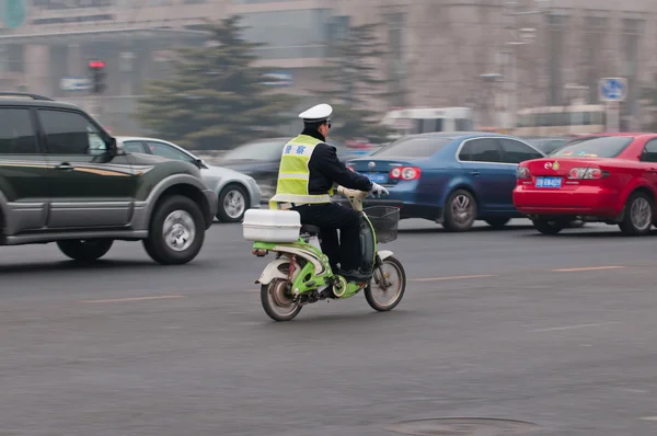 Policjant w Pekinie — Zdjęcie stockowe