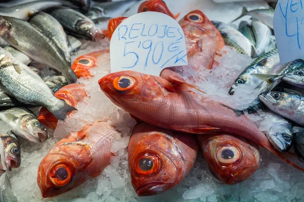 Mercado La Boqueria em Barcelona — Fotografia de Stock