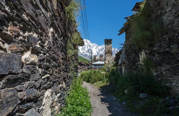 Ushguli v Gruzii — Stock fotografie